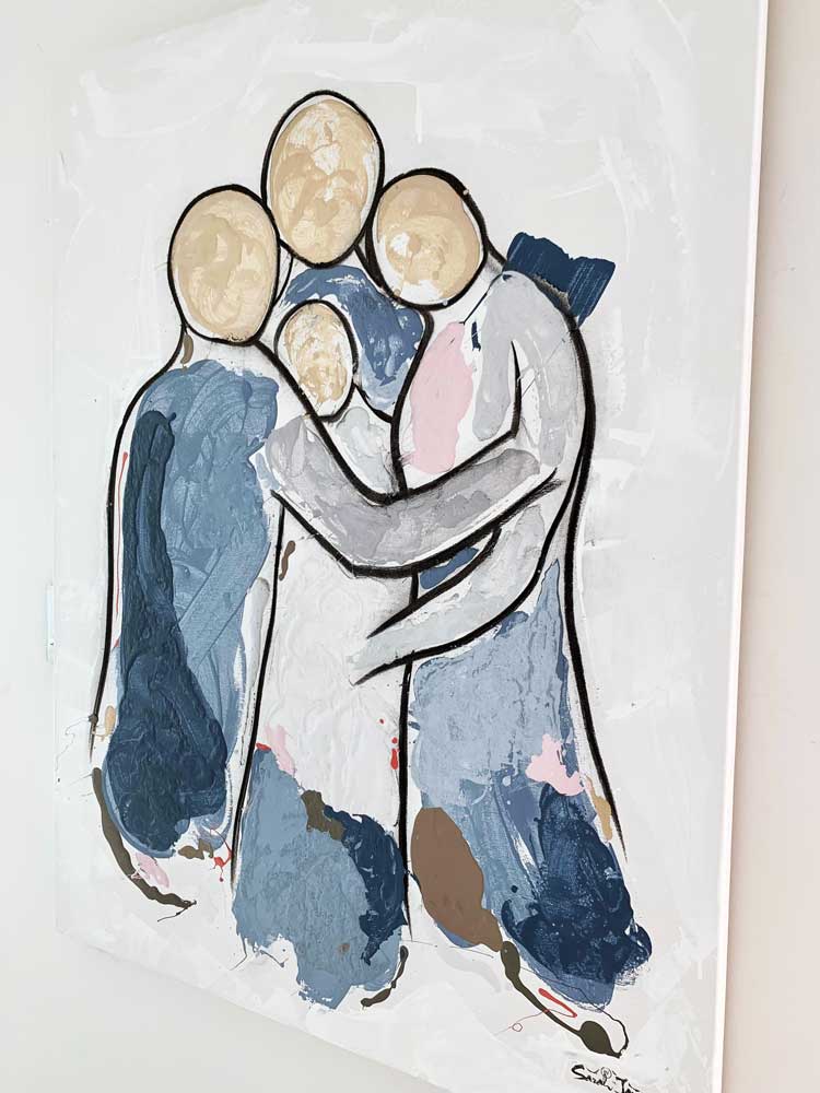 hug painting